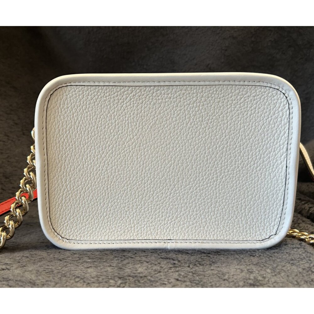 Christian Louboutin Radioloubi Small Crossbody — Bianco Calf Leather - Picture 6 of 14